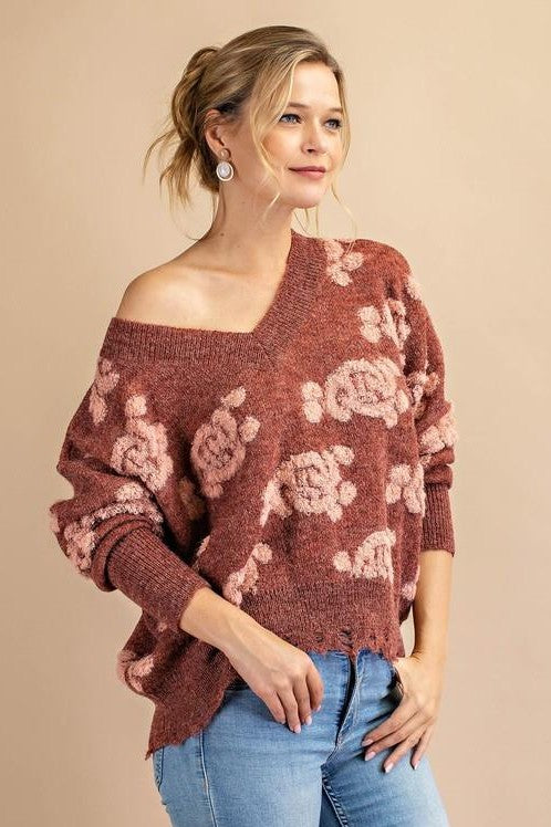 Bouquet of Roses Sweater