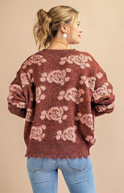 Bouquet of Roses Sweater