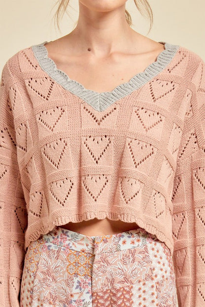 Piece of My Heart Sweater