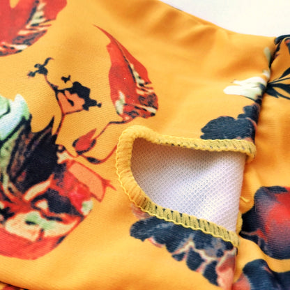 Francine Floral Bandeau Bikini Top