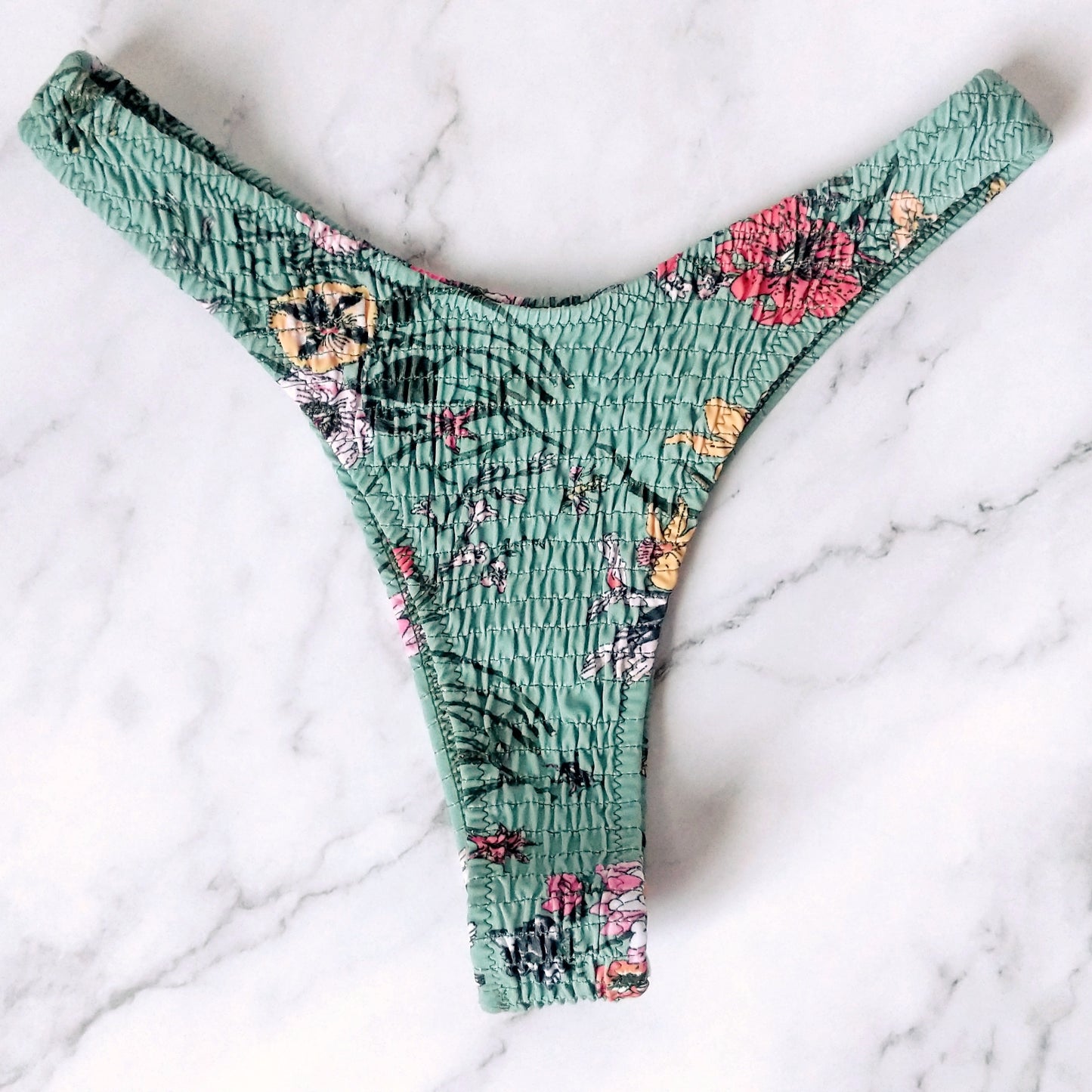 Delilah Green Floral Bikini Bottoms