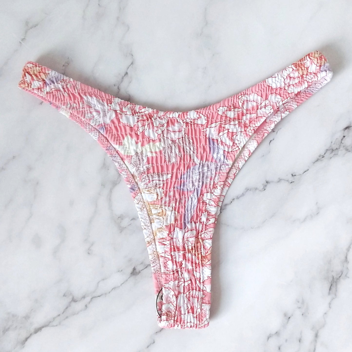 Delilah Pink Floral Bikini Bottoms