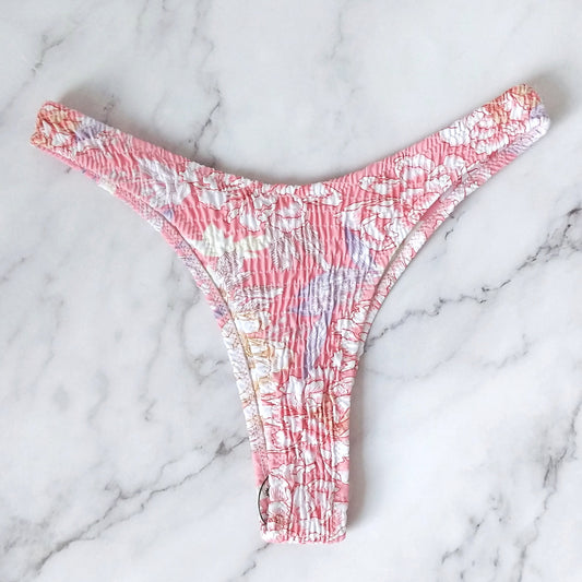 Delilah Pink Floral Bikini Bottoms