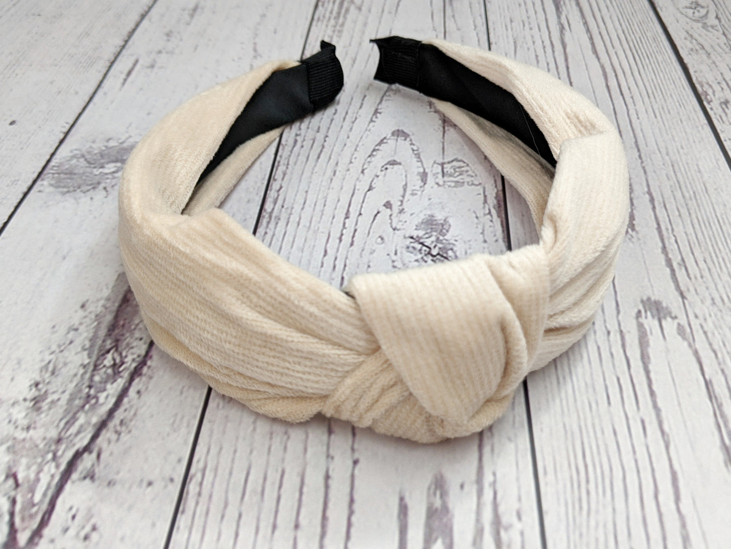 Corduroy Top Knot Headband