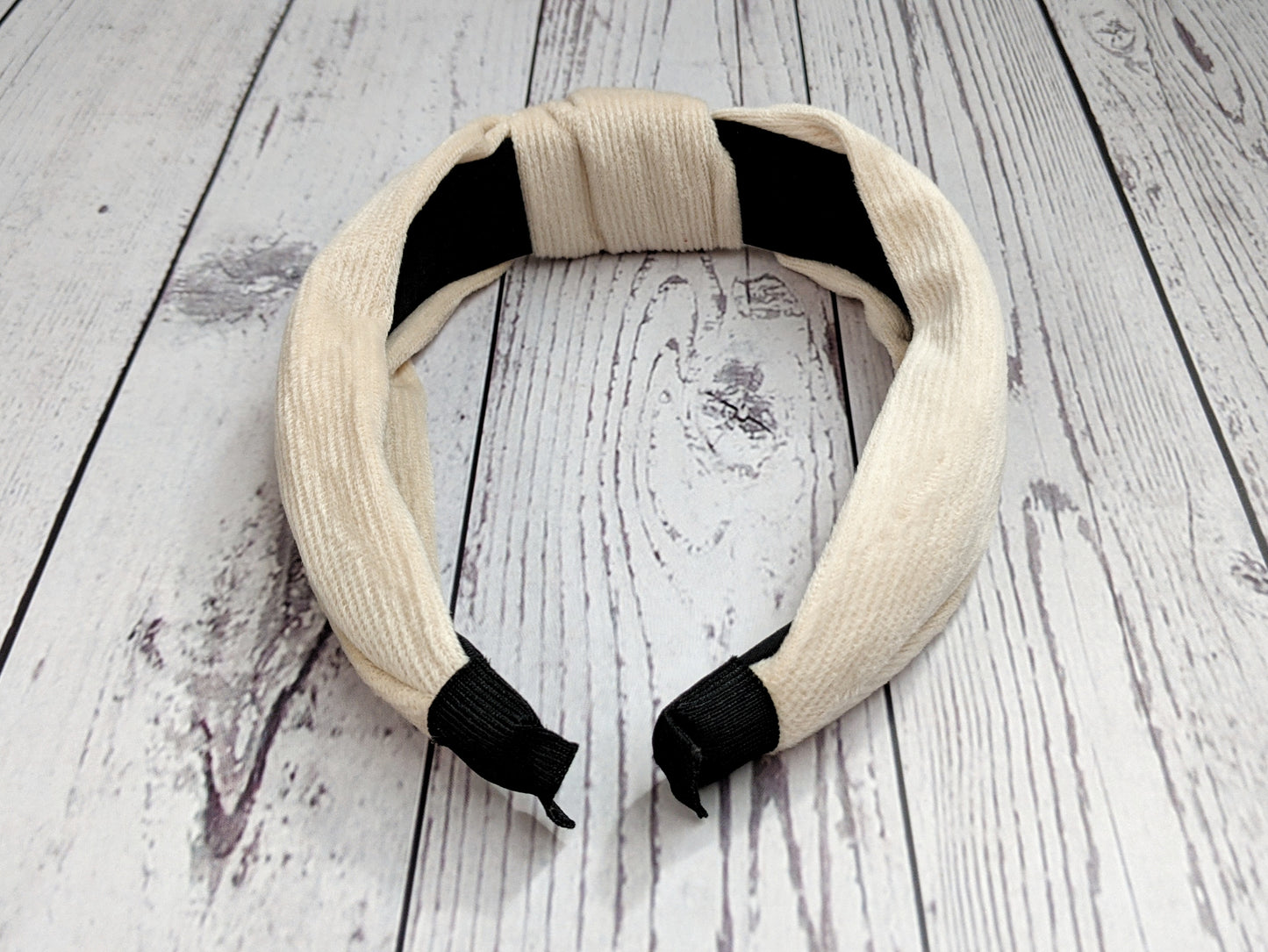 Corduroy Top Knot Headband