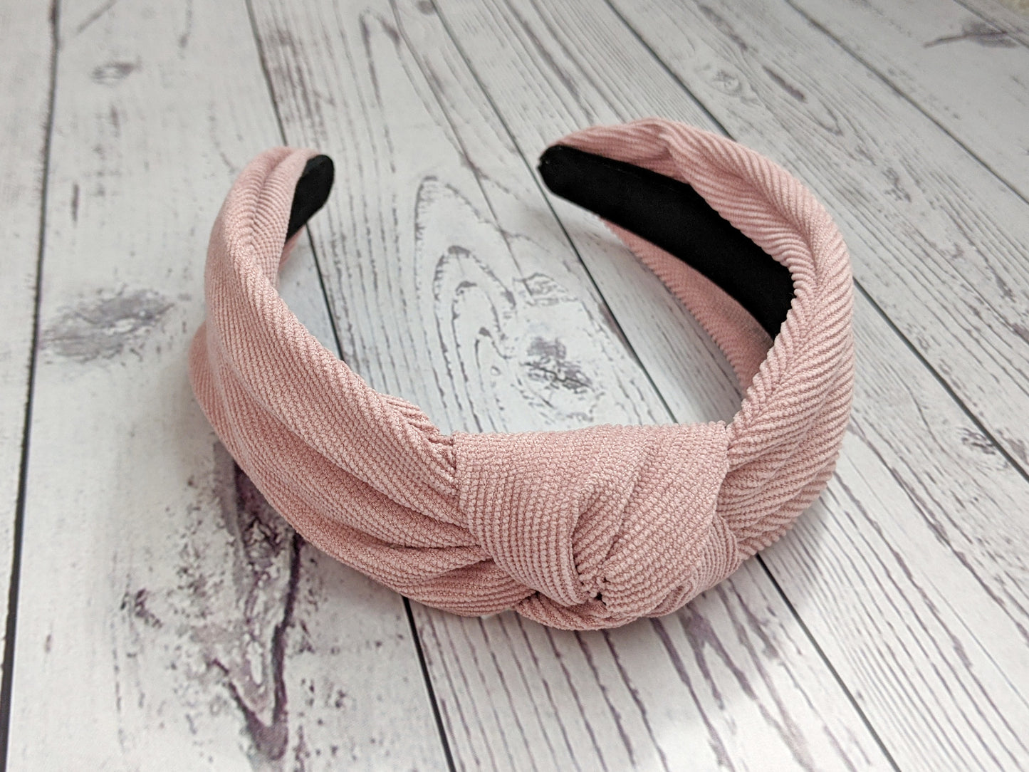 Corduroy Top Knot Headband