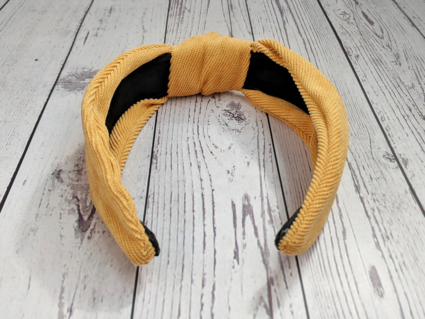 Corduroy Top Knot Headband