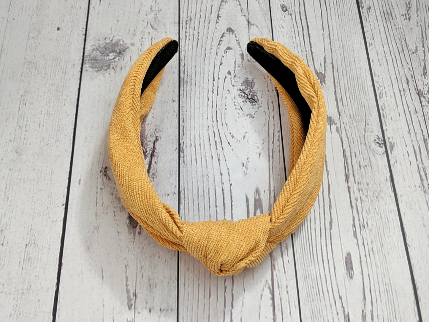 Corduroy Top Knot Headband