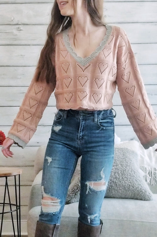 Piece of My Heart Sweater