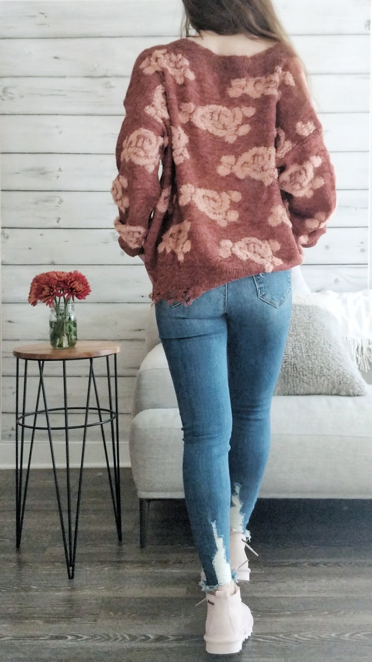 Bouquet of Roses Sweater